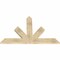 Ekena Millwork Saratoga Rough Sawn Timber Gable Bracket, Douglas Fir, 60"W x 40"H x 2"D x 6"F, 16/12 Pitch GBW060X40X0206SAR00RDF - alternate 2